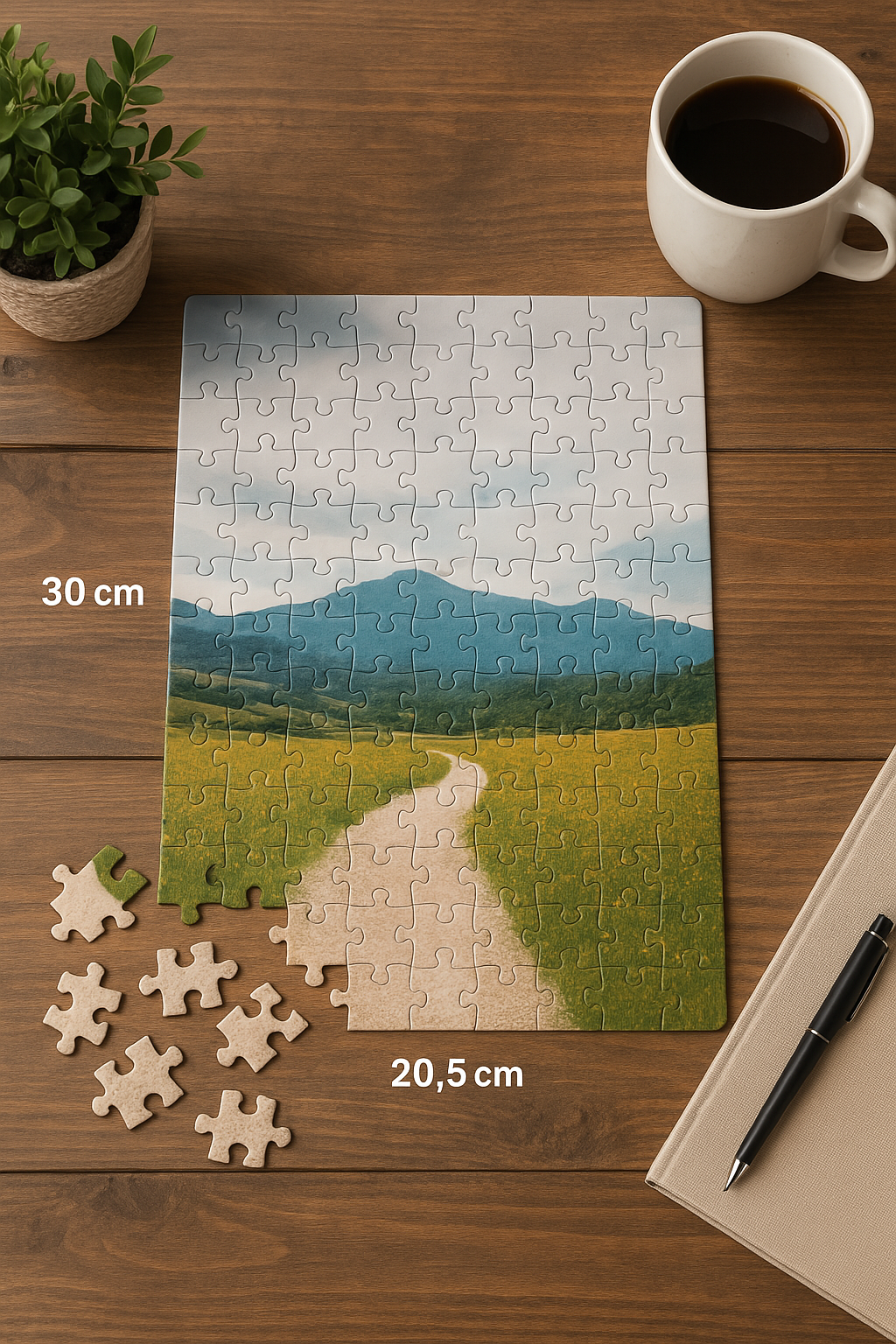Personalisiertes Puzzle – 120 Teile (20,5 × 30 cm)