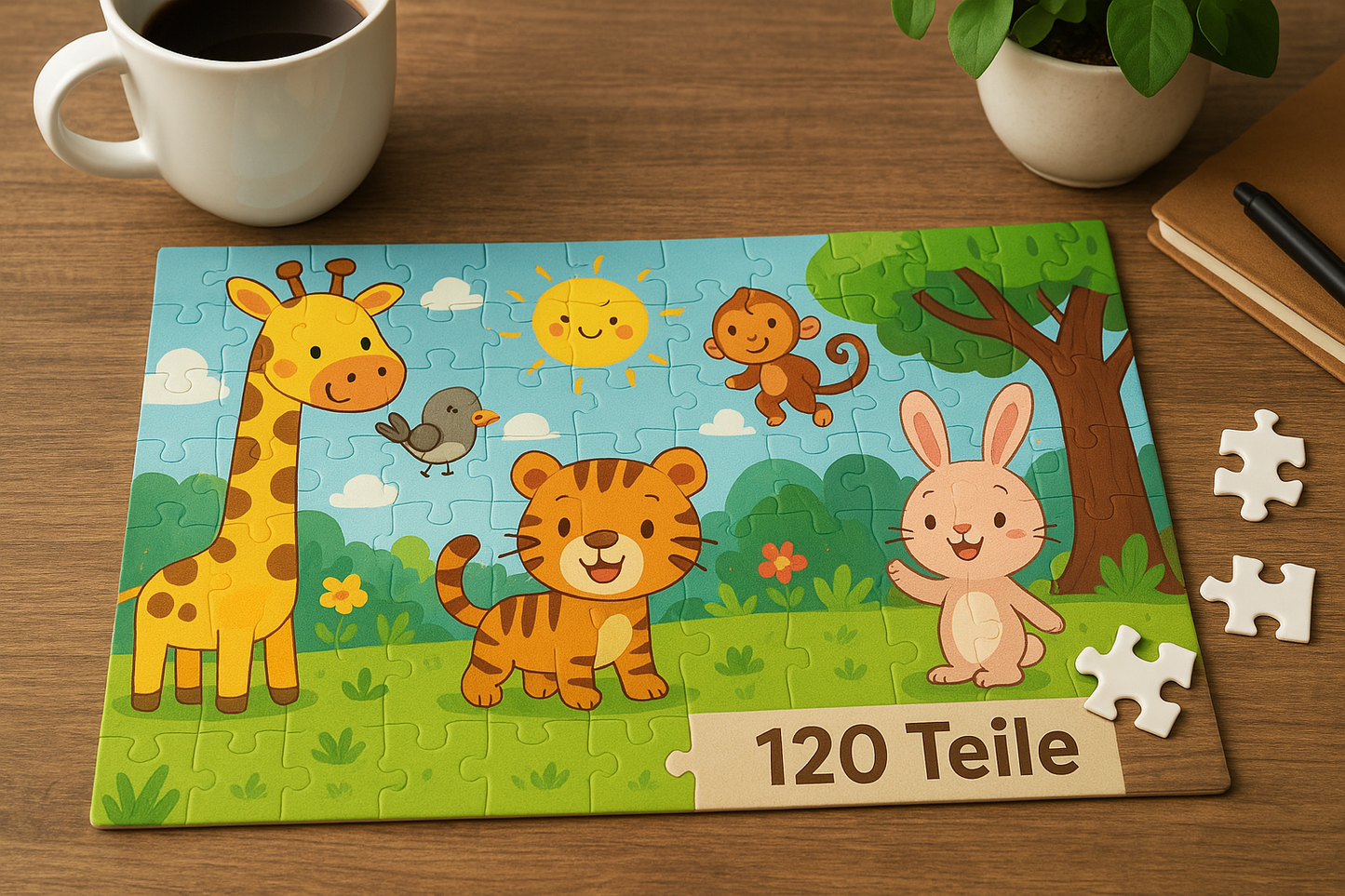 Personalisiertes Puzzle – 120 Teile (20,5 × 30 cm)