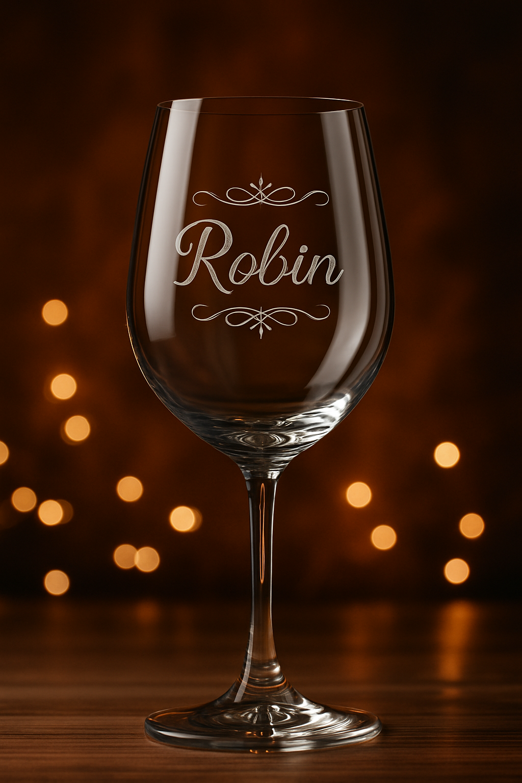 Personalisiertes Weinglas mit Gravur