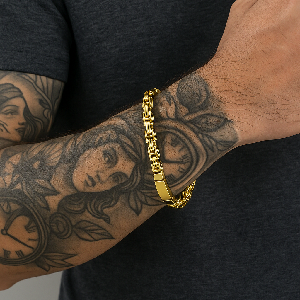 Edelstahl-Armband mit persönlicher Gravur